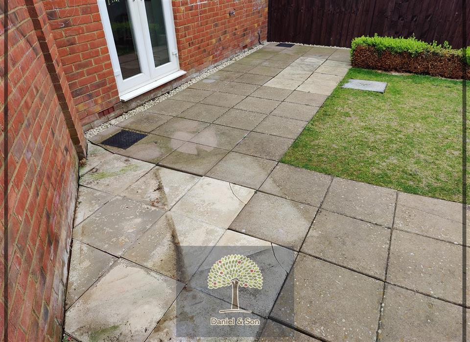 Patio and block paving edging 